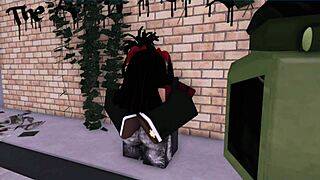 rice bunny sneaks off for quick sex with bbc in alley