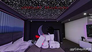 Roblox condos sex with stranger featuring big tits cowgirl riding and pussy licking action