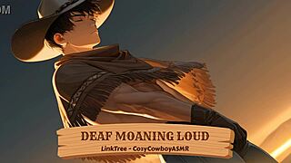 deaf person moaning loud in erotic setting with orgasm