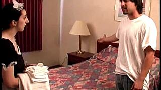 Oh man, Tracy and Samara Mae, those hotel employees with big natural tits... they get belt spanked hard, like ouch, their puffy nipples and shaved pussies all exposed in that room.