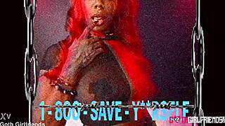 Flaunt that round ass, Stephanie Rae, and get fucked deep, says the dominant goth redhead.