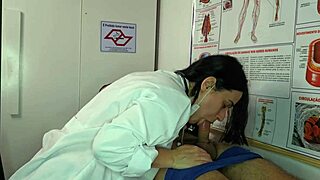 I got so turned on seeing the patient's erection as a nurse, couldn't resist touching it.