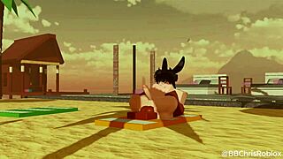 Black bull with monster cock bends over and fucks spanish femboy bunny doggystyle in european scene