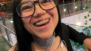 I ran into a fan at the mall and he took me for some fun action.