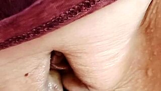 Hey, check out my large panniers as a mature wife flashing shaved pussy lips in homemade video?