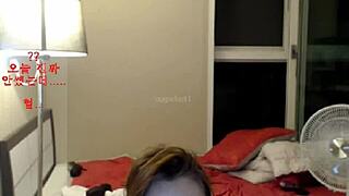 Bagel Soo Teases With Ripped Clothes In Korean Striptease