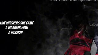 Ready for lady ninja Channy Crossfire on a mission to fuck Prince Yahshua with big black cock in tight shaved pussy?