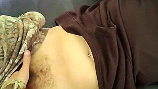 early morning camping pov sex with curvy wife in missionary