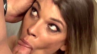 Intriguing Contrast of Sucking Shemale Getting Pounded in Hardcore Anal Action with Fetish Elements