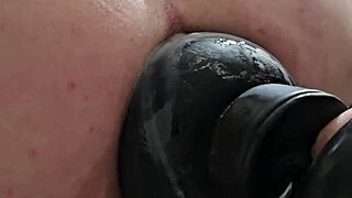Huge Buttplug Creates Extreme Anal Gape In Intense Assfucking Session