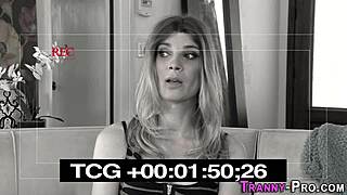 Intriguing Contrast of Sucking Shemale Getting Pounded in Hardcore Anal Action with Fetish Elements