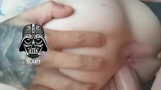 the guy asks if you enjoy double penetration with skinny tattooed brazilian blonde and brunette in bareback domination