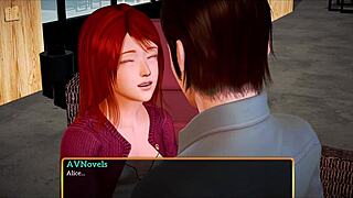 I feel the deep connection in my new family with big tits brunette milf and redhead teen  