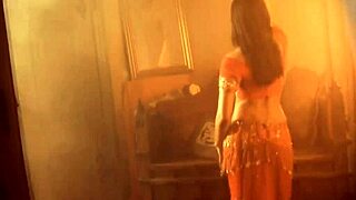 Suggestive Title Case With Twelve Words Exotic Arab Asian Babe Brunette Dances Erotically Naked Stripping Clothes In Softcore Solo Striptease