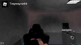 Whoa, pounding that big ass with monster black cock in jail!