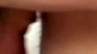 Suck his cock good while I watch, slutty MILF tells boyfriend during blowjob.