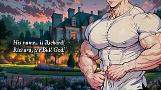 I Feel So Aroused By Bull God Richard's Huge Muscular Cock In Interracial Erotica