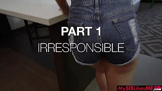 savannah sixx, the smoking hot stepsister, gets her slit licked in cowgirl and doggystyle with deepthroat action.