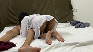 I uh, my step sis got naked at night and climbed on my big cock