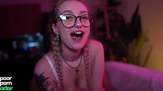 submissive blonde babe monica loves cumshot on her face after blowjob and riding