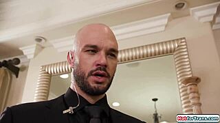 Hey, shemales Kalli Grace and Kasey Kei get bareback anal from their interracial bodyguard! 🍆🔥