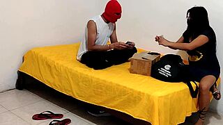 Doll gets fucked hard by a single man after days without any action in this homemade roleplay.