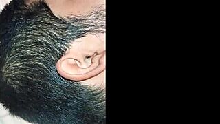 Overwhelmed by massive black cock stretching big ass and natural tits in passionate ride.