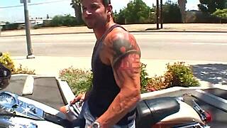 Milf Lexi Cummings hooked up with a guy packing a monster cock in the bedroom. She gave him a deepthroat blowjob, rode cowgirl, and took doggystyle anal with fishnets and heels on.