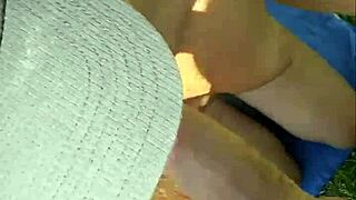 risky outdoor blowjob from tall 18yo brunette teen after yoga session 😏