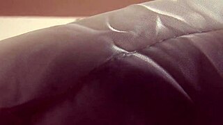 How does Evie Delatosso handle that jizz load blasting her face after anal gaping?