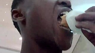 That Nigerian bitch decided to visit West Hills Mall and ended up masturbating in the washroom.