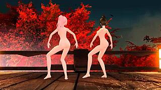 megurine luka and meiko get fully nude in project diva mod