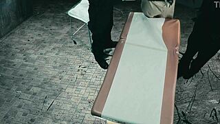 Insane woman kept in cell emerges only for tight wet pussy use by captors