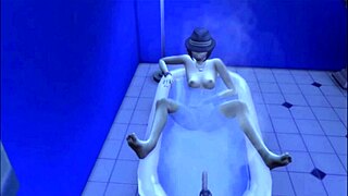 What happens when celebrity Carmen dives into the pool for solo masturbation? Wicked of Whimsville reveals her small tits in voyeur style.