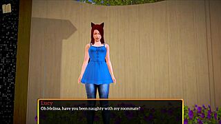 in this erotic game two brunettes with big tits and a redhead teen explore small tits fun. my new family story unfolds homemade style with young passion