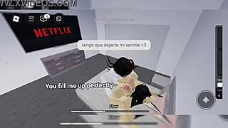 Boyfriend fucks me bareback bent over and almost impregnates in cute furry action