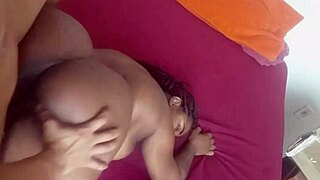 I can't believe I'm cumming inside my friend's girlfriend till her pussy overflows