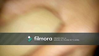 Making a creampie and enjoying time with my little one during her period part 2