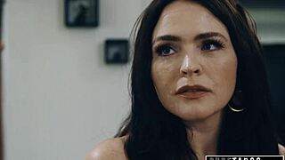 pure taboo stepmom catches teen 18+ with step-uncle during face sitting and muff diving. she joins the taboo threesome for reality pussy licking.