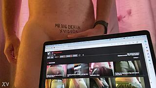 in this verification video a british european guy shows off his huge monster cock for confirmation