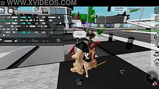 Fazendo Sexo Em P�blico Na Pra�a Com Uma Amiga Prostituta - Brookhaven