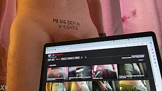 in this verification video a british european guy shows off his huge monster cock for confirmation