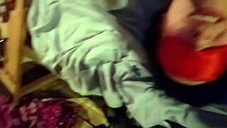 three friends kicked off a wild amateur group party with drinks and laughs everywhere