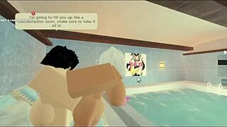 Pool Sex With Subscriber In Big Ass Doggystyle Creampie