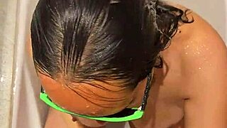 Hey, ready for my hot wife's steamy bath blowjob and handjob with those fiery nails?