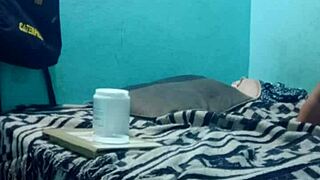 Intense sensual massage for skinny guy