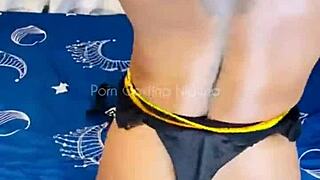 Intense Casting Session With Petite Sweet Candy In Homemade Interview