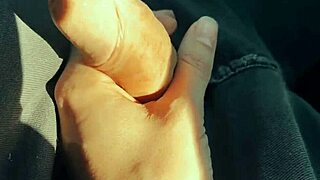 oh my stepsis jerked my cock while im driving so risky man