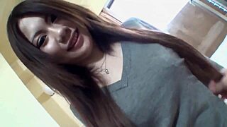 creampie action hits asia in this homemade japanese video from homepornvideo site