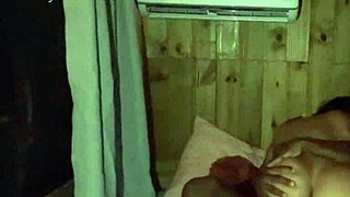 Gringa slut won't stop fucking big cock in homemade interracial pov with orgasm